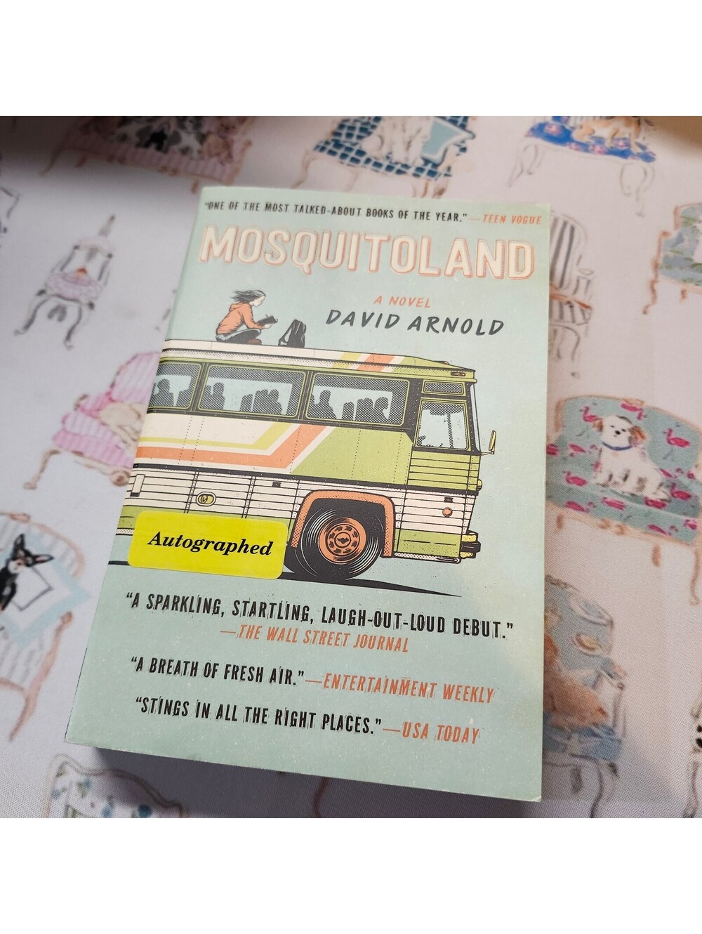 Mosquitoland David Arnold SIGNED Autographed Paperback YA Novel 2016
